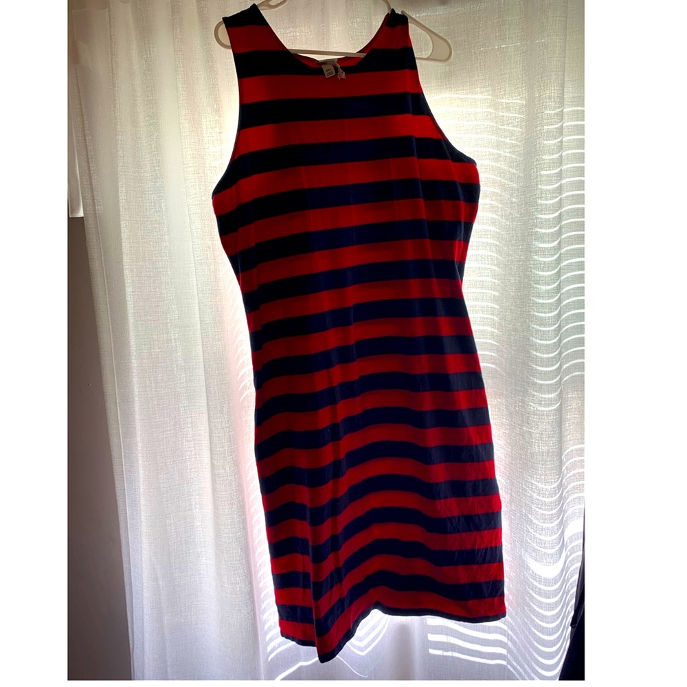 Striped Red and Blue Body-Con